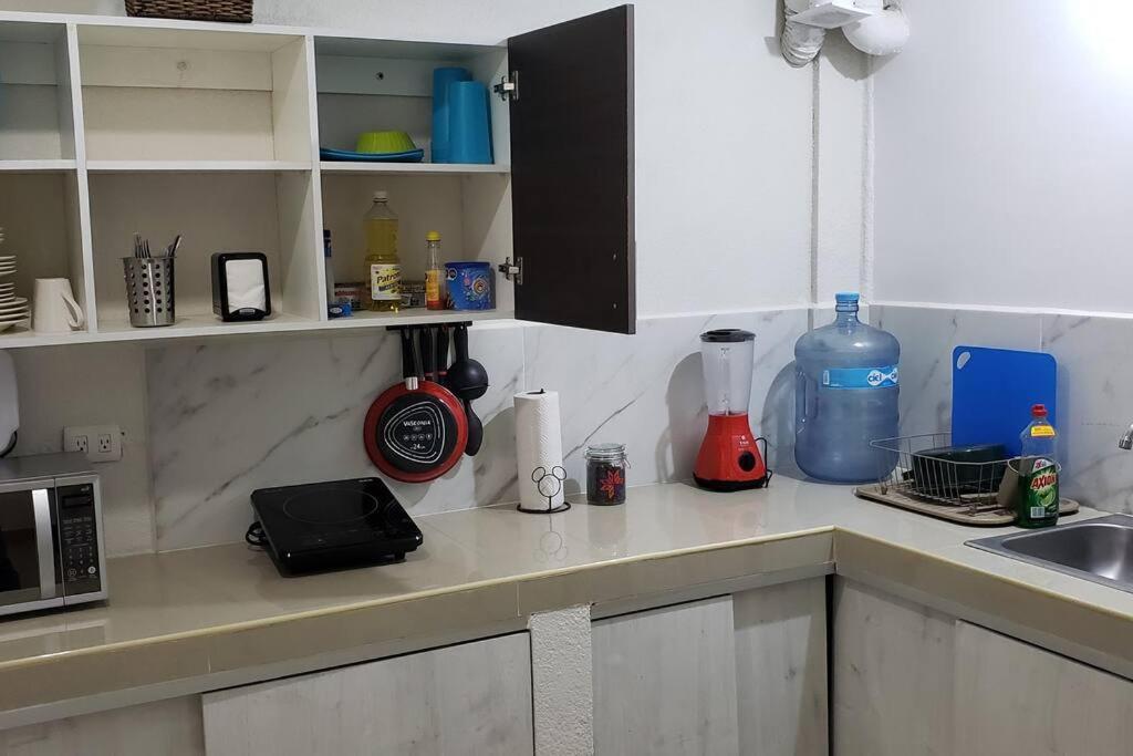 Departamento Comodo centrico Tv Ac wifi cocina parking, letra C Ciudad Valles Esterno foto